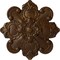 Ekena Millwork Katheryn Ceiling Medallion, Hand-Painted Root Beer Crackle, 18 1/8"OD x 1 1/4"P CM18KARBC - alternate 1
